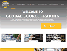 Tablet Screenshot of globalsourcetrading.com.au